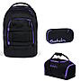 Satch Pack Purple Phantom 3tlg Schulrucksack-Set
