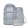 Satch Pack Schulrucksack Set Denim Washed Blue