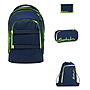 Satch Pack Toxic Yellow 4tlg Schulrucksack-Set