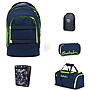 Satch Pack Toxic Yellow 5tlg Schulrucksack-Set