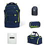 Satch Pack Toxic Yellow 5tlg Schulrucksack-Set