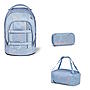 Satch Pack Vivid Blue 3tlg Schulrucksack-Set