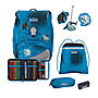 Scout Alpha Exklusiv Safety Light Polar Blue Schulranzenset