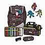 Scout Alpha Safety Light Dark Beast 5tlg. Schulranzenset