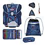 Scout Micro Schulranzen Set Safety Light Space Explorer 5-teilig