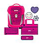 Scout Sunny II Neon Safety Pink Glow 4tlg. Schulranzenset