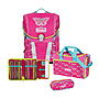 Scout Sunny Pink Butterfly Schulranzenset 4 tlg