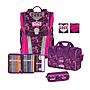 Scout Sunny Premium Glitter Heart Schulranzenset 4 tlg.