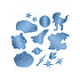Step by Step Reflektierendes Sticker-Set Blau