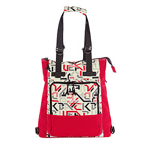 4You Igrec Backpack/Shopper 113, 2-in-1 Bag Schultertasche Typography