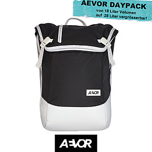 AEVOR Daypack Foggy Black Black Rucksack