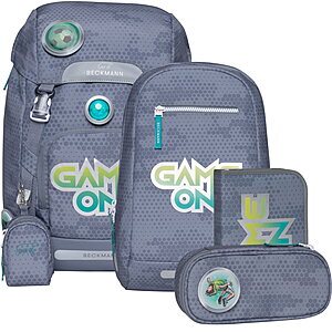 Beckmann Classic 22L Game On Schulrucksack 6tlg. Set