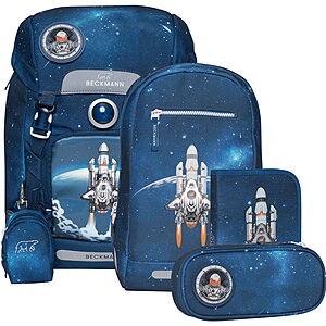 Beckmann Classic 22L Space Mission Schulrucksack 6tlg. Set