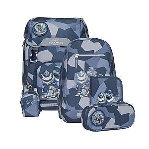 Beckmann Classic 22L Tiger Race Schulrucksack 6tlg. Set