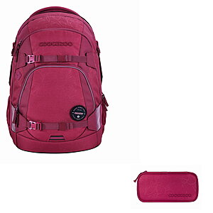 Coocazoo MATE Berry Boost Schulrucksack Set 2tlg