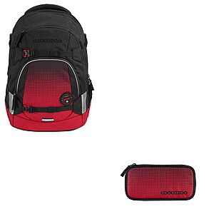 Coocazoo MATE Blazing Fire 2tlg Schulrucksack Set