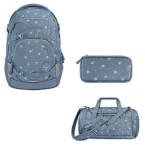 Coocazoo MATE Bloomy Daisy 3tlg Schulrucksack Set