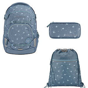 Coocazoo MATE Bloomy Daisy 3tlg Schulrucksack Set