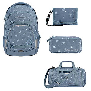 Coocazoo MATE Bloomy Daisy 4tlg Schulrucksack Set