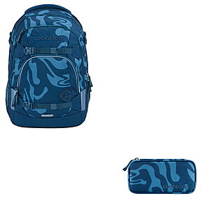 Coocazoo MATE Breaking Waves 2tlg Schulrucksack Set