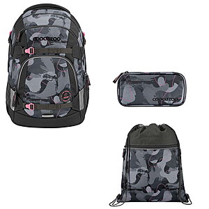 Coocazoo MATE Bubble Brush 3tlg Schulrucksack Set