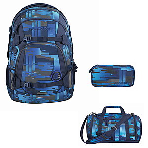 Coocazoo MATE Deep Matrix Schulrucksack Set 3tlg