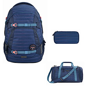 Coocazoo MATE Diamond Lines Schulrucksack Set 3tlg