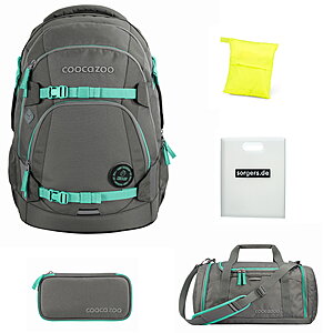 Coocazoo MATE Fresh Mint Schulrucksack Set 5tlg
