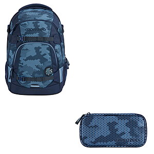 Coocazoo MATE Geometric Sky 2tlg Schulrucksack Set