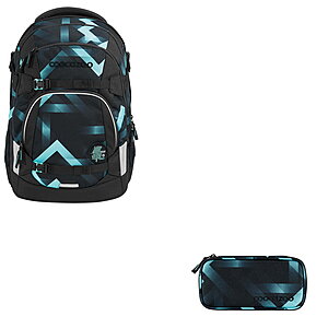 Coocazoo MATE Laser Lights 2tlg Schulrucksack Set