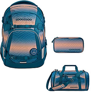 Coocazoo MATE Pacific Tribes 3tlg Schulrucksack Set