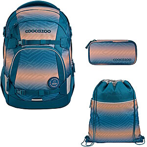 Coocazoo MATE Pacific Tribes 3tlg Schulrucksack Set