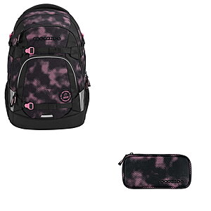 Coocazoo MATE Pink Illusion 2tlg Schulrucksack Set