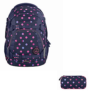 Coocazoo MATE Reflective Moons Schulrucksack Set 2tlg
