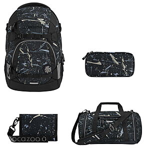 Coocazoo MATE Reflective Splash 4tlg Schulrucksack Set