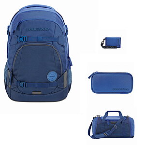 Coocazoo Mate All Blue 4tlg Schulrucksack Set