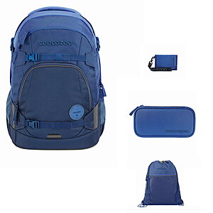 Coocazoo Mate All Blue 4tlg Schulrucksack Set