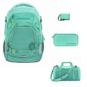 Coocazoo Mate All Mint 4tlg Schulrucksack Set