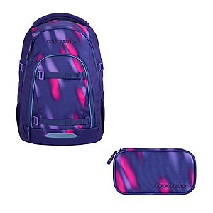 Coocazoo Mate Aurora Glow Schulrucksack Set 2tlg