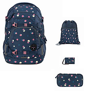 Coocazoo Mate Bubble Dreams 4tlg Schulrucksack Set