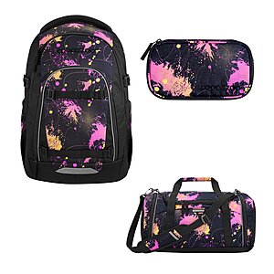 Coocazoo Mate Colour Drift Schulrucksack Set 3tlg
