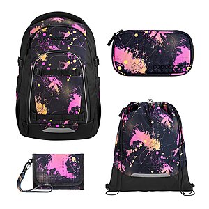 Coocazoo Mate Colour Drift Schulrucksack Set 4tlg
