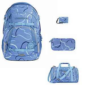 Coocazoo Mate Cool Breeze 4tlg Schulrucksack Set