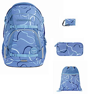 Coocazoo Mate Cool Breeze 4tlg Schulrucksack Set