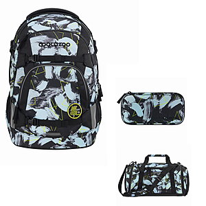 Coocazoo Mate Electric Storm 3tlg Schulrucksack Set