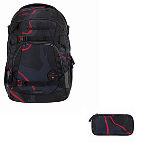 Coocazoo Mate Lava Lines 2tlg Schulrucksack Set