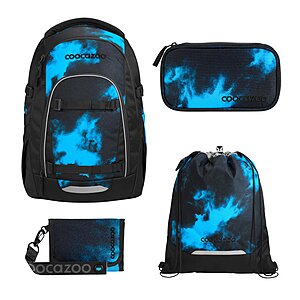 Coocazoo Mate Mystic Clouds Schulrucksack Set 4tlg