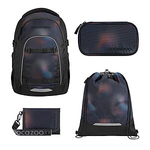 Coocazoo Mate Rainbow Illusion Schulrucksack Set 4tlg
