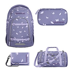 Coocazoo Mate Reflective Wings Schulrucksack Set 4tlg