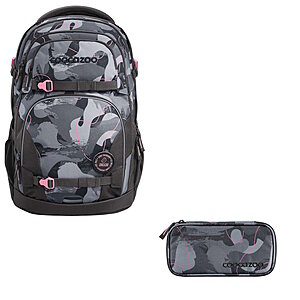 Coocazoo PORTER Bubble Brush 2tlg Schulrucksack Set